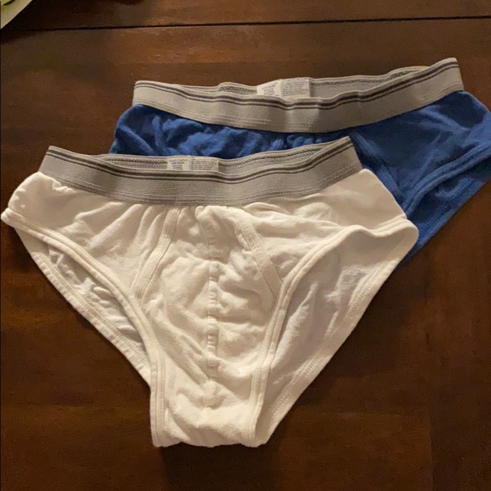 Men’s Faded Glory Briefs 2-Pack - Size Small